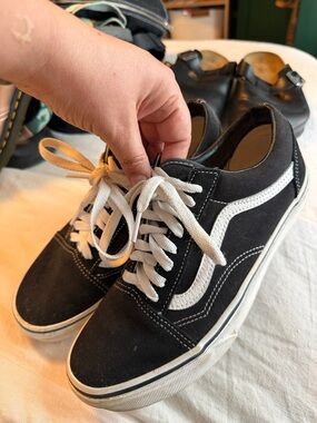 Vans Black & White Old Skool Sneakers